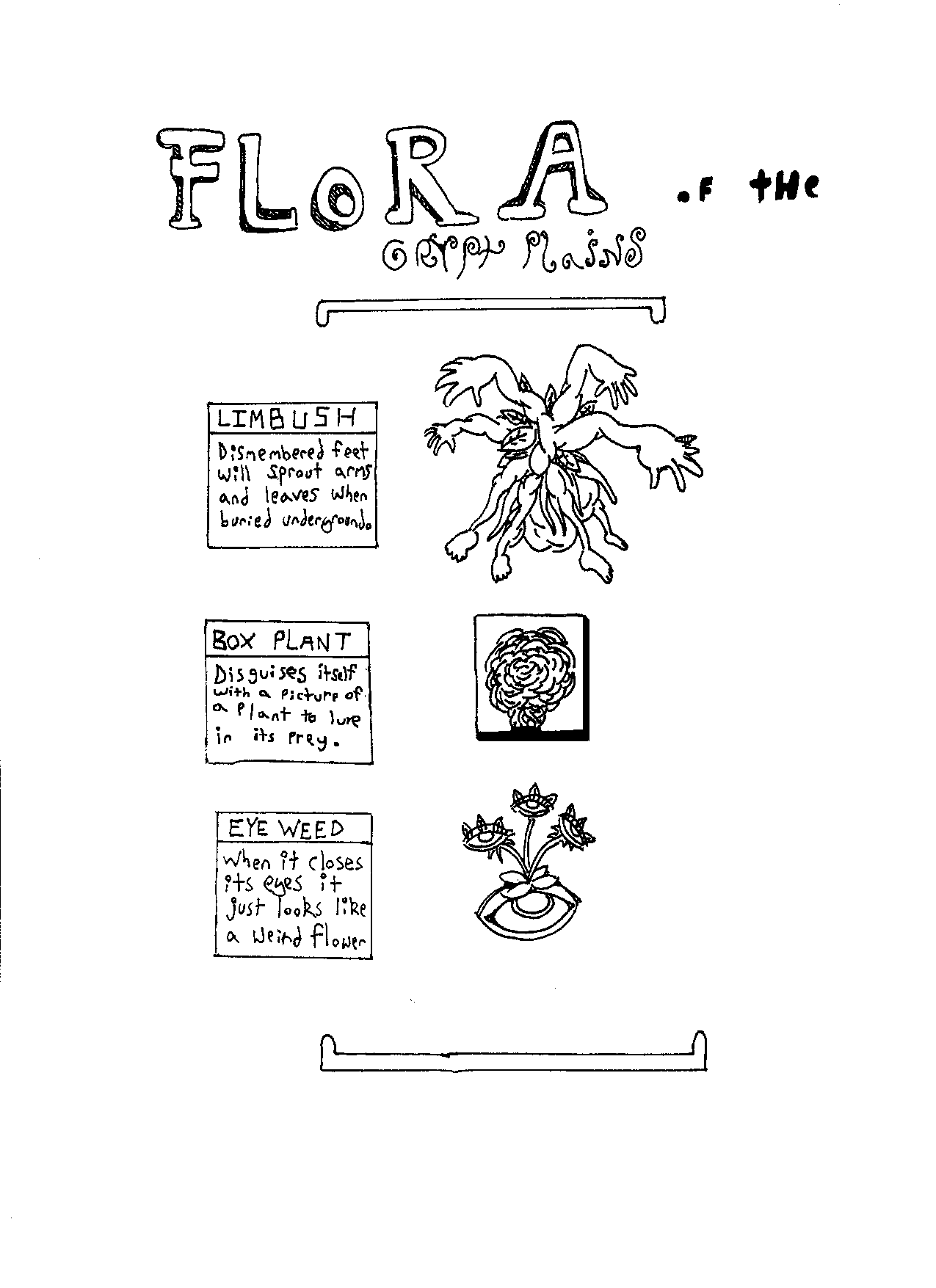 Flora of the Crypt Plains